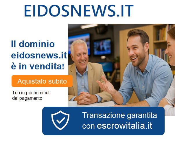 Visualizzazione del dominio eidosnews.it, ideale per progetti editoriali e magazine digitali